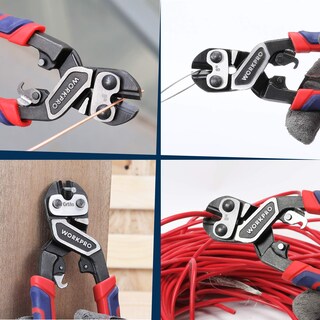 Foto 6 | Foto 6 | Cortador De Pernos Workpro 8 Mini Heavy Duty Con Mango Ergonómico - Venta Internacional.