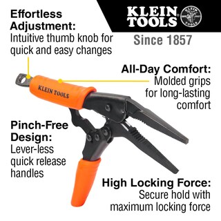 Foto 2 | Foto 2 | Alicates Con Cierre Klein Tools 38612, Punta Larga, 22,86 Cm - Venta Internacional.