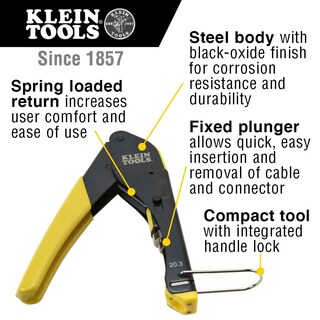 Foto 2 | Foto 2 | Kit De Instalación Coaxial Klein Tools Vdv026-211 Con Herramienta De Crimpado - Venta Internacional.