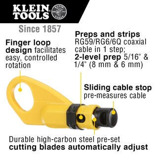 Foto 4 | Foto 4 | Kit De Instalación Coaxial Klein Tools Vdv026-211 Con Herramienta De Crimpado - Venta Internacional.