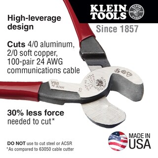 Foto 2 | Foto 2 | Cortador De Cables Klein Tools 63225, 9 Pulgadas De Alto Apalancamiento - Venta Internacional.