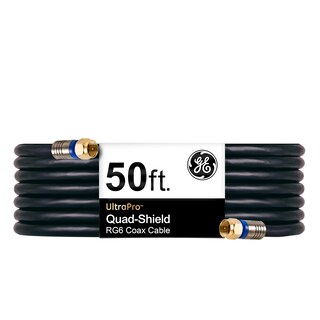 Foto 1 | Foto 1 | Cable Coaxial Ge Rg6 De 15,2 M Con Conectores Tipo F Con Blindaje Cuádruple - Venta Internacional.
