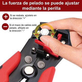 Foto 3 | Foto 3 | Pinza Pelacables Cable Con 140 Piezas Eo Safe Imports Esi-19608 Rojo