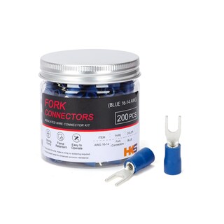 Foto 1 | Foto 1 | Conectores Aislantes Hks Para Palas De Horquilla  200 Unidades  Azules  16-14 Awg - Venta Internacional.