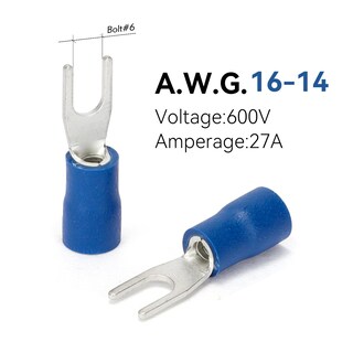 Foto 3 | Foto 3 | Conectores Aislantes Hks Para Palas De Horquilla  200 Unidades  Azules  16-14 Awg - Venta Internacional.