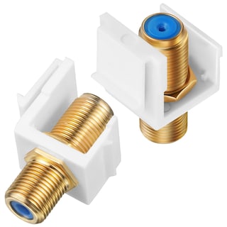 Foto 2 | Foto 2 | Conectores De Cable Coaxial Weewooday F-type Rg6 20 Unidades Azul - Venta Internacional.