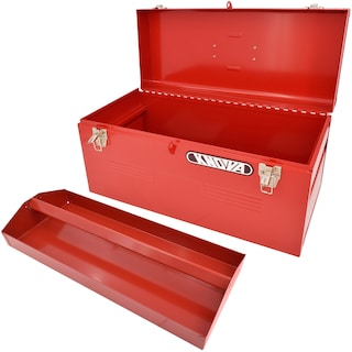 Foto 3 | Foto 3 | Caja Metálica con Bandeja 20 Knova color Rojo