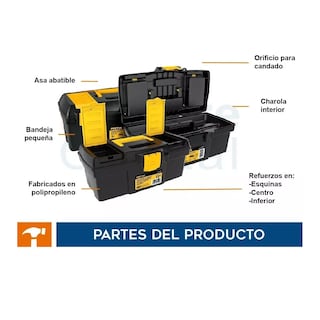 Foto 2 | Foto 2 | Kit de 3 Cajas de Herramientas Eo Safe Imports ESI-4231 color Negro 13 y 16 \