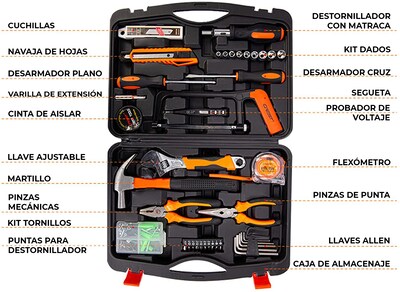 Foto 2 | Foto 2 | Juego De Herramientas ¡lo Necesito! 108 Piezas Con Caja De Almacenamiento.