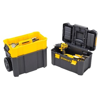 Foto 1 | Foto 1 | Caja De Herramientas Stanley Stst18631 De Plástico Con Ruedas 62.3cm X 28cm Negra