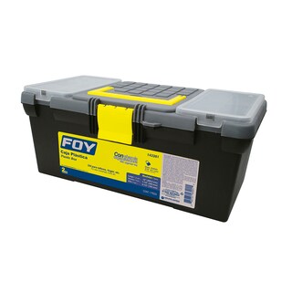 Foto 1 | Foto 1 | Caja Portaherramientas Plástica Con Broches Plásticos Y Organizador 16'' X 7'' X 6'' Foy