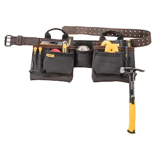 Foto 3 | Foto 3 | Cinturón Para Herramientas Dewalt Leather, 11 Bolsillos, Duradero, Profesional - Venta Internacional.
