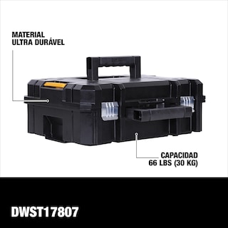 Foto 2 | Foto 2 | Caja De Herramientas Dewalt Tstak Ii, 13 Pulgadas, Superficie Plana, 30 Kg De Capacidad - Venta Internacional.