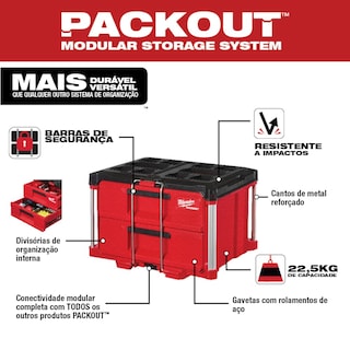 Foto 2 | Foto 2 | Caja De Herramientas Milwaukee Packout 2 Cajones 48-22-8442 - Venta Internacional.