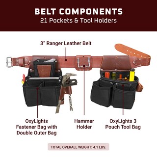 Foto 3 | Foto 3 | Cinturón Para Herramientas Occidental Leather Oxylights Ultra Framer Xl - Venta Internacional.