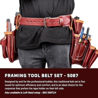 Foto 2 | Foto 2 | Set De Cinturón Para Herramientas De Enmarcado Occidental Leather Tamaño Pequeño 21 Bolsillos - Venta Internacional.