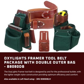 Foto 2 | Foto 2 | Cinturón Para Herramientas Occidental Leather Oxylights Framer Con Bolsa Doble - Venta Internacional.