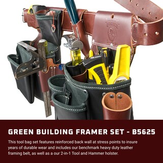 Foto 2 | Foto 2 | Set Framer Occidental Leather Green Building Tamaño Mediano 24 Bolsillos - Venta Internacional.
