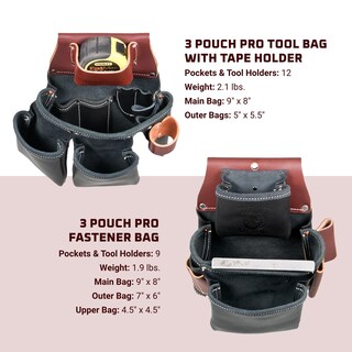 Foto 4 | Foto 4 | Set Tool Belt Occidental Leather Pro Framer Tamaño Grande Negro - Venta Internacional.