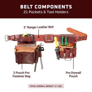 Foto 3 | Foto 3 | Set De Paneles De Yeso Occidental Leather Pro Small 21 Bolsillos Ee. Uu. - Venta Internacional.