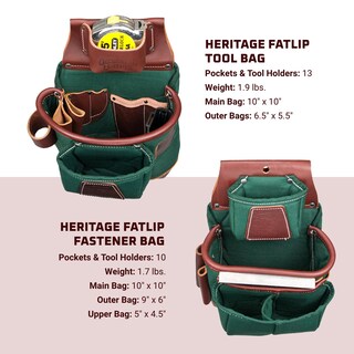 Foto 4 | Foto 4 | Set De Bolsas Para Herramientas Occidental Leather Heritage Fatlip Xl - Venta Internacional.