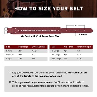 Foto 5 | Foto 5 | Cinturón Para Herramientas Occidental Leather Oxylights Ultra Framer Medium - Venta Internacional.