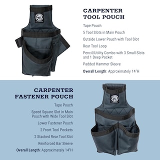 Foto 5 | Foto 5 | Set De Carpintero Occidental Leather Badger Tamaño Mediano Color Gris Plomizo - Venta Internacional.