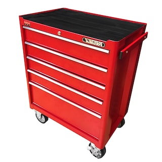 Foto 5 | Foto 5 | Gabinete Móvil Metálico 5 Gavetas Knova color Rojo