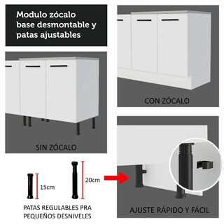 Foto 8 | Foto 8 | Gabinete Bajo Almacenamiento Garaje Madesa Con Encimera