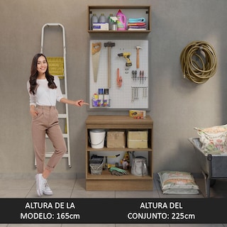 Foto 6 | Foto 6 | Kit Mueble Para Garaje Multiuso Madesa Agata 80cm Mg