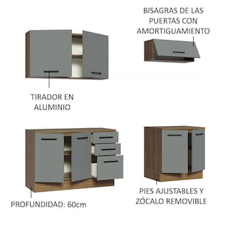 Foto 4 | Foto 4 | Kit Mueble Para Garaje Multiuso Madesa Agata 200cm Mg 01