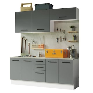 Foto 1 | Foto 1 | Kit Mueble Para Garaje Multiuso Madesa Agata 200cm Bg 01