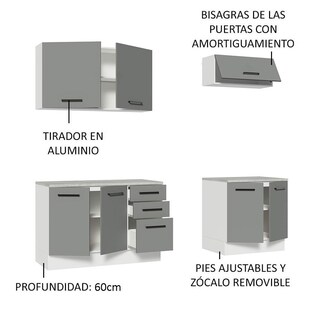 Foto 4 | Foto 4 | Kit Mueble Para Garaje Multiuso Madesa Agata 200cm Bg 01
