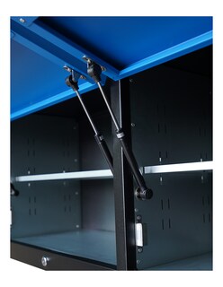 Foto 4 | Foto 4 | Gabinete De Acero Inoxidable Color Azul 15 Cajones Y 3 Gabinetes Superiores