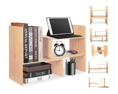 Foto 2 | Foto 2 | Organizador de Escritorio Bluelander CBHH-1190 color Marrón Ajustable