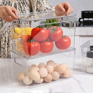Foto 5 | Foto 5 | Juego de 8 Organizadores Brandtrendy 7502287469929 Transparentes para Refrigerador con Tapa