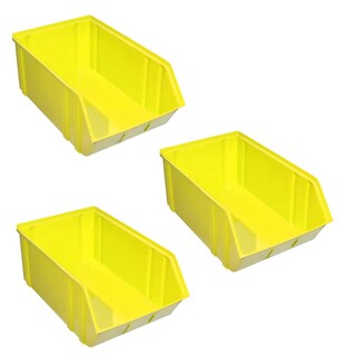 Foto 2 | Foto 2 | Contenedores Plásticos Ventdepot 3 Piezas Amarillo