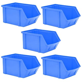 Foto 2 | Foto 2 | Contenedor de Plástico Ventdepot Mxmfc-023 5 Piezas Azul