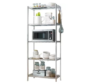Foto 2 | Foto 2 | Estante Organizador Metálico De 5 Niveles De Cocina Baño Plata