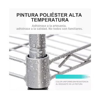 Foto 4 | Foto 4 | Estante Organizador Metálico De 5 Niveles De Cocina Baño Plata