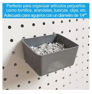 Foto 3 | Foto 3 | Juego de Ganchos para Tablero Perforado Exhibidor en Plata 80 Pzs