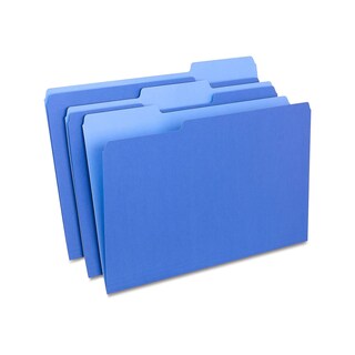 Foto 1 | Foto 1 | Carpetas De Archivos Staples 224568, Color, Pestaña Superior, 3 Pestañas, Azul, Legal - Venta Internacional.