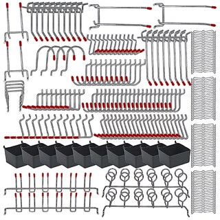 Foto 1 | Foto 1 | Ganchos Metálicos Para Tablero 228pcs Eo Safe Imports Esi-17273 Plata