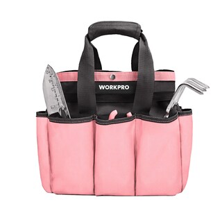Foto 1 | Foto 1 | Bolsa De Jardín Workpro Para Herramientas De Jardín Con 8 Bolsillos, Color Rosa - Venta Internacional.