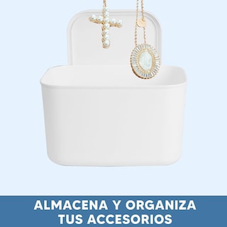 Foto 3 | Foto 3 | 5 Cajas Organizadoras de Plástico Jauz Blancas