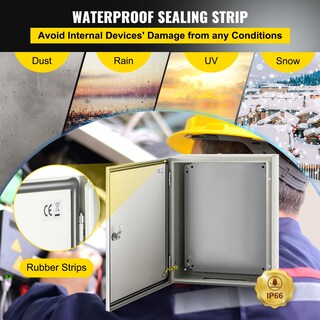 Foto 5 | Foto 5 | Caja Eléctrica De Acero Vevor Nema 4x Carcasa 40x40x20cm Ip66 - Venta Internacional.