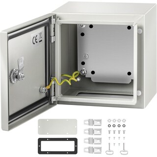 Foto 1 | Foto 1 | Caja Eléctrica De Acero Vevor Nema 4x Carcasa 20x20x15 Cm Ip66 - Venta Internacional.