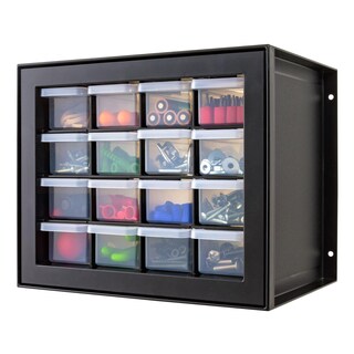 Foto 1 | Foto 1 | Organizador De Tornillos Iris Usa, Armario Para Piezas Con 16 Cajones, Negro - Venta Internacional.