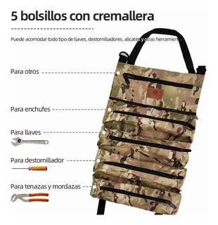 Foto 2 | Foto 2 | Bolsa de Herramientas Malubero de Hardware Multifunción Portátil color Marrón