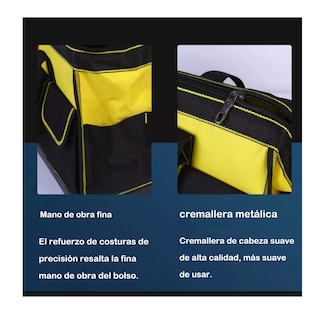 Foto 3 | Foto 3 | Maleta De Herramientas Gran Capacidad Mochila Organizador Amarillo/negro